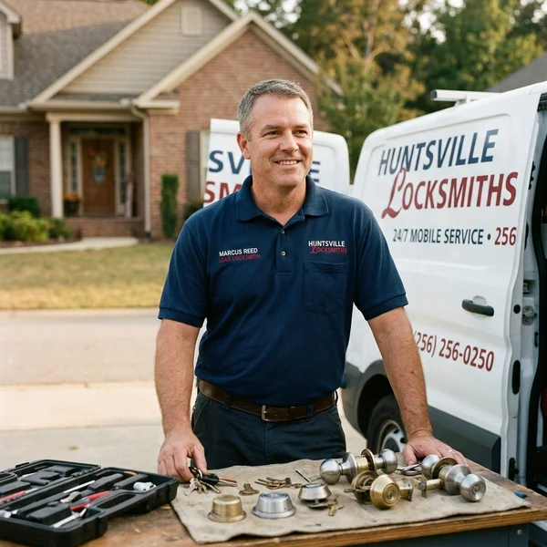 Marcus Reed, lead locksmith